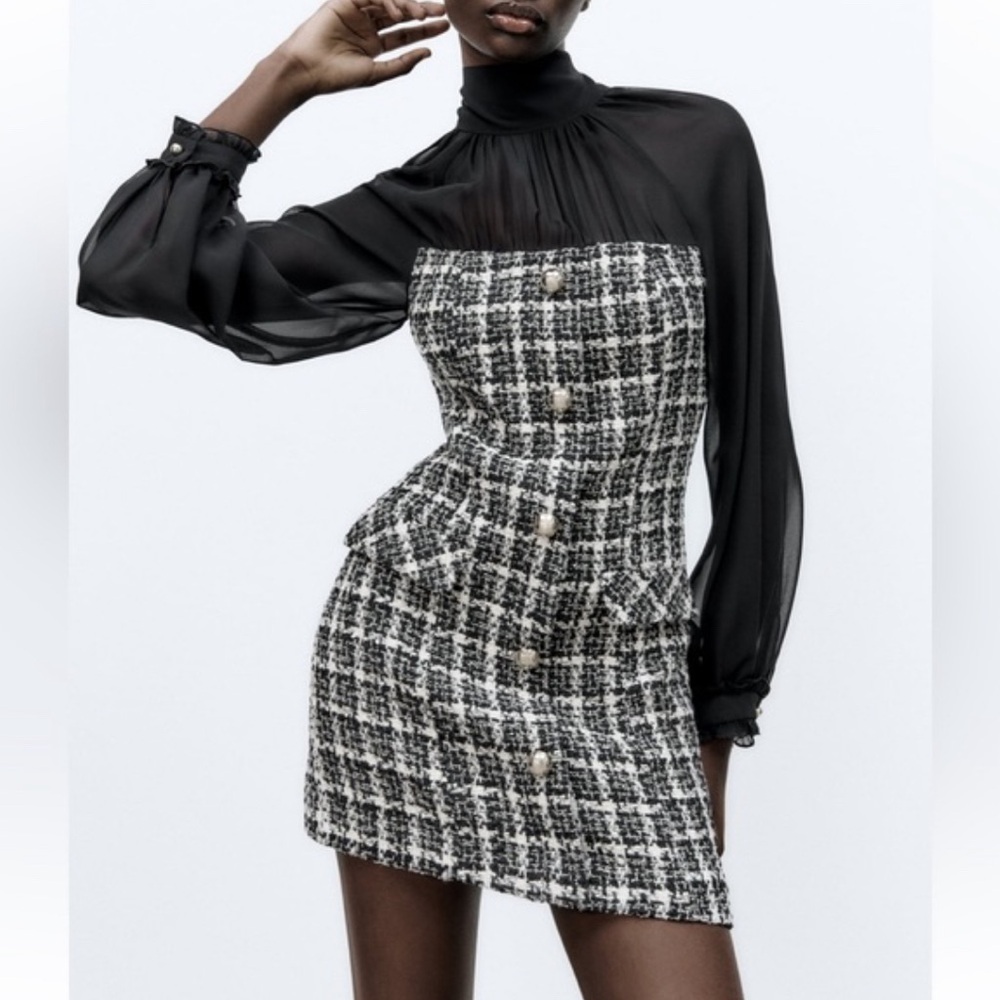 ZARA Tweed Dress